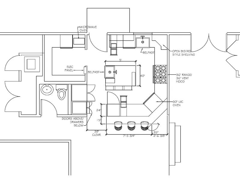 commercial kitchen layout