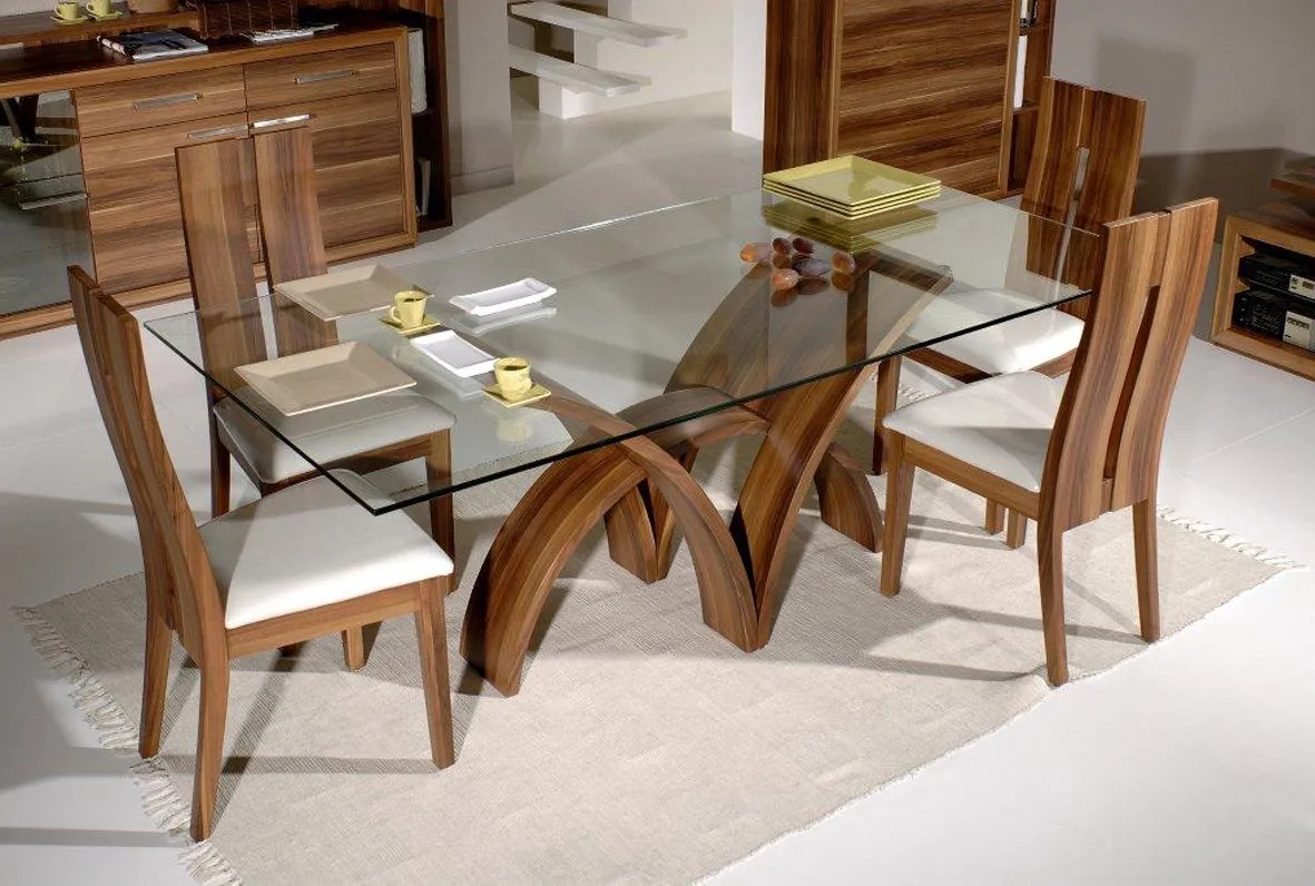 glass top dining tables