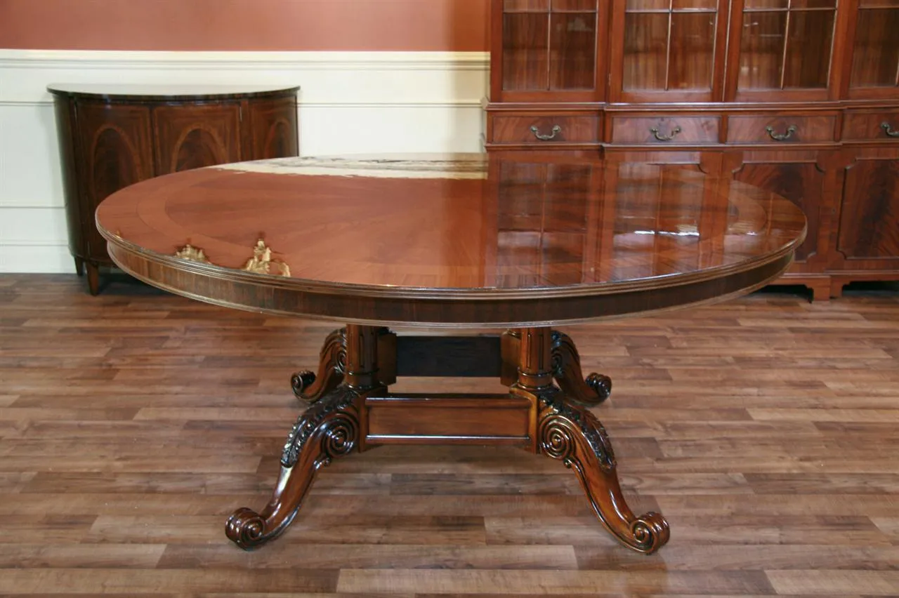 mahogany dining table