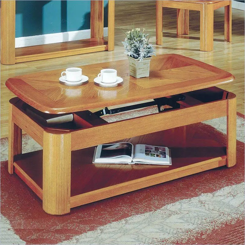 oak lift top coffee table