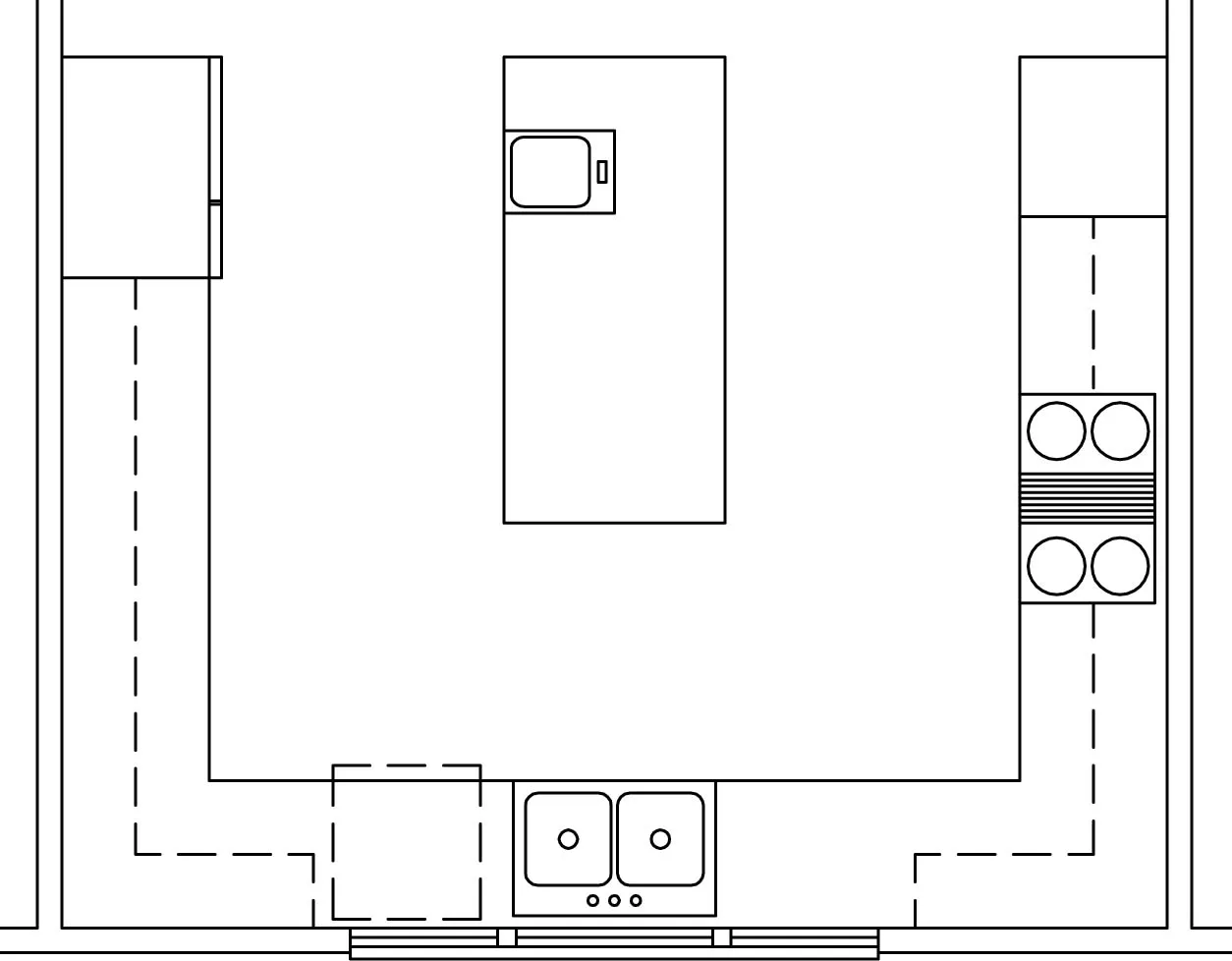 small kitchen design layout