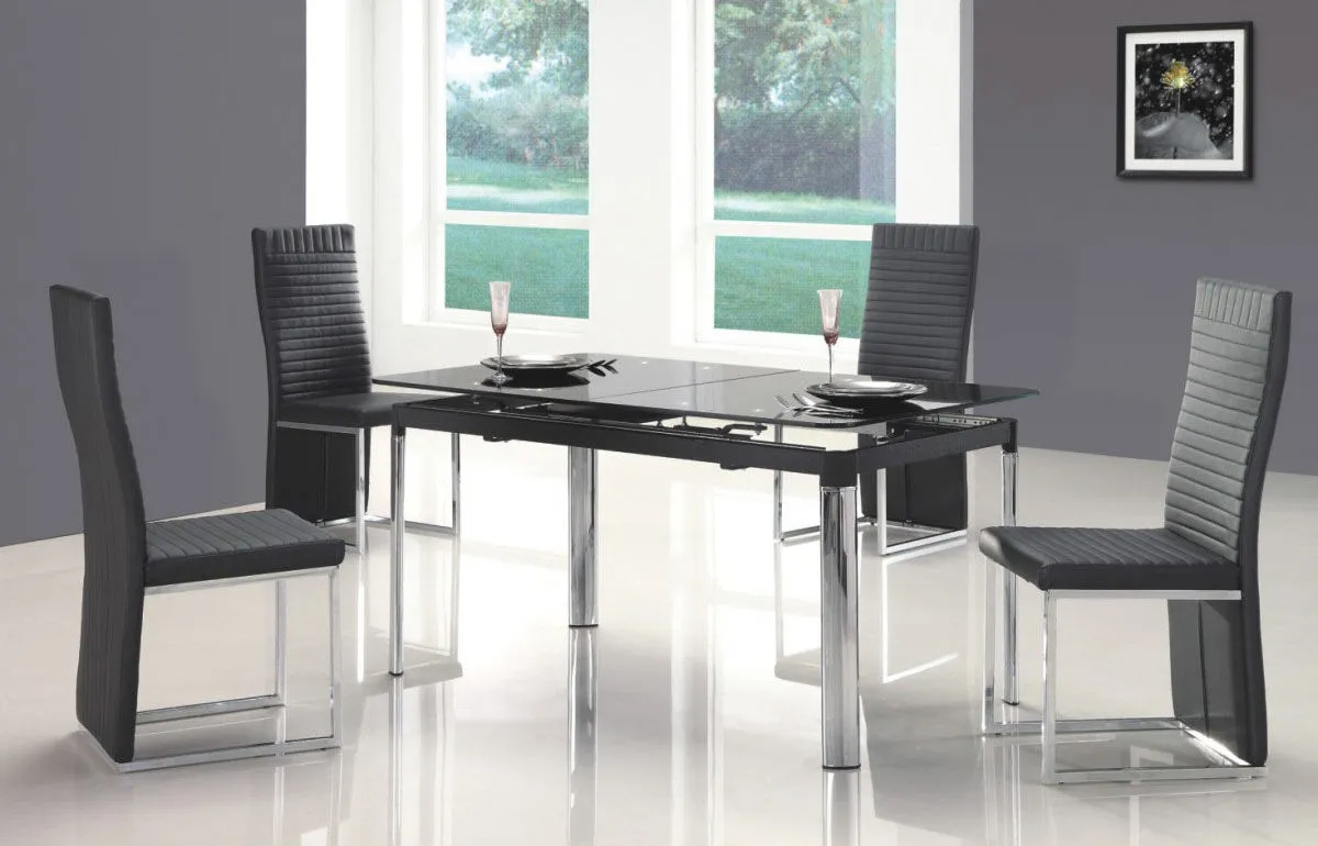 black dining room furniture