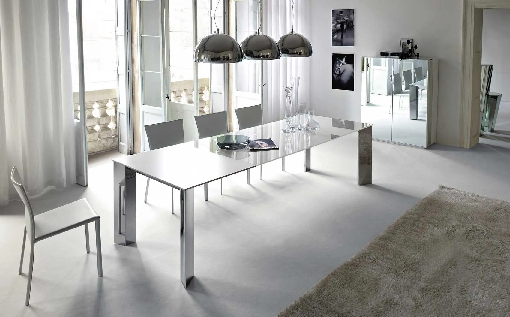 modern dining room table