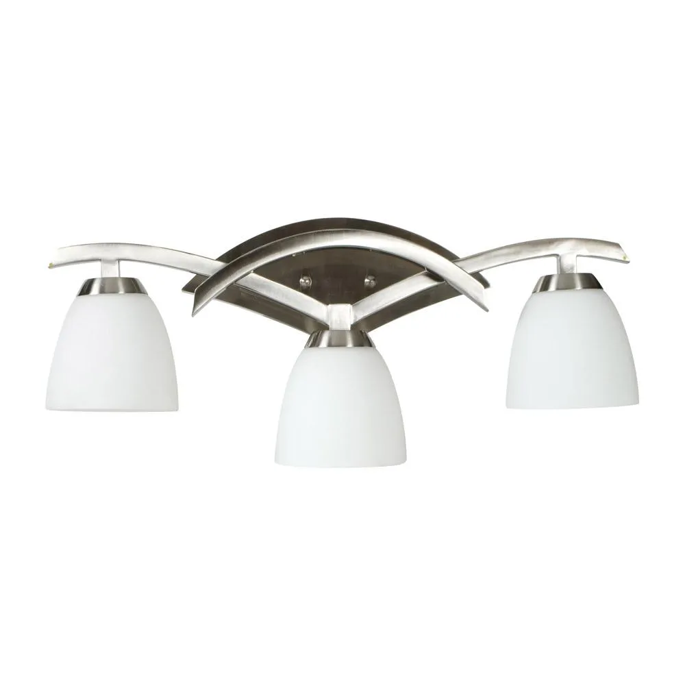 bathroom lighting fixtures brushed nickel