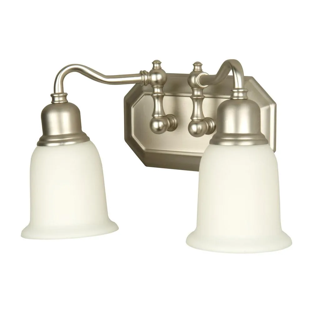 brushed nickel bathroom light fixtures