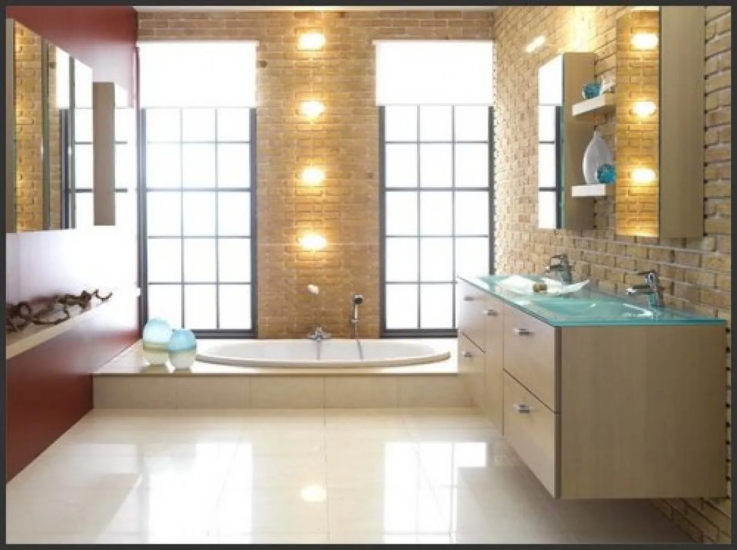 contemporary bathroom lighting