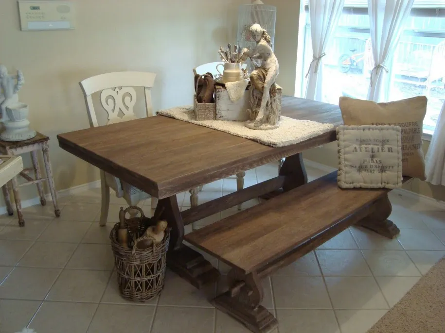 kitchen tables with benches
