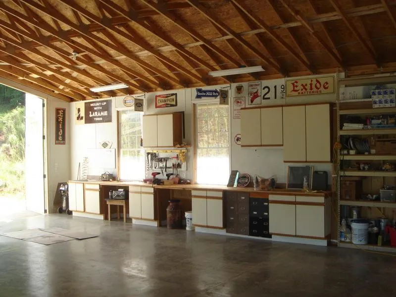 wood garage cabinets