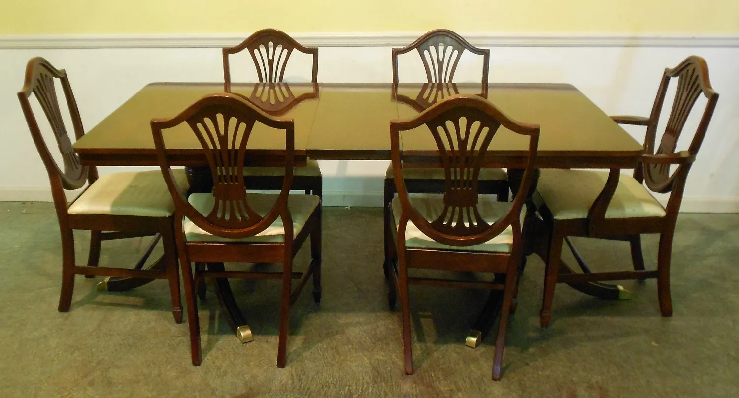 antique dining room chairs