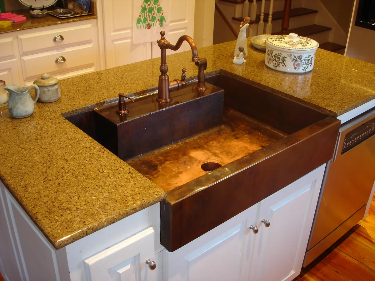 copper kitchen sink