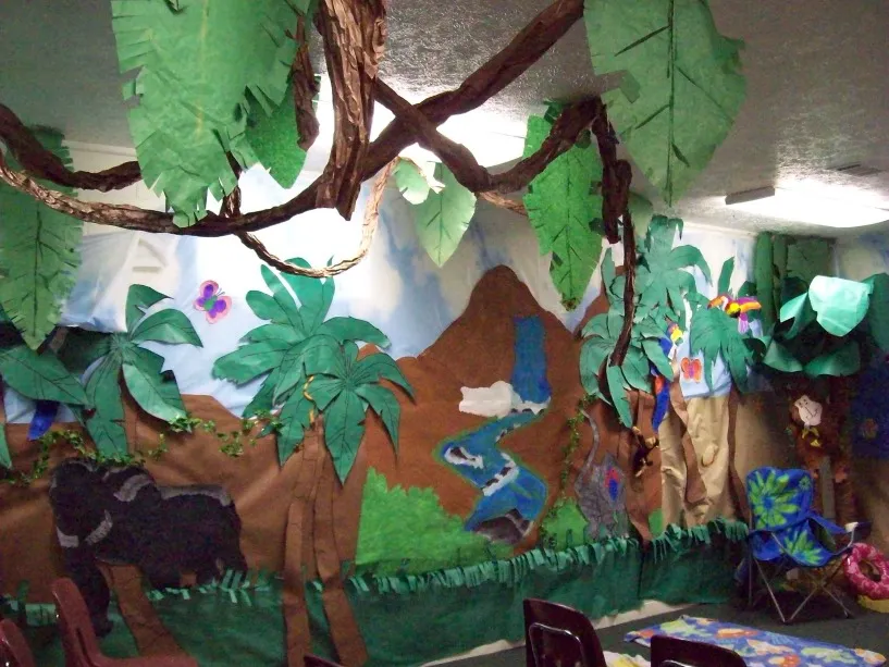 jungle classroom decorations