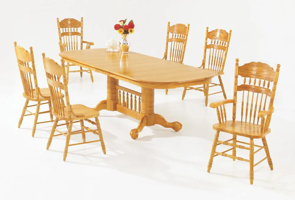 oak dining room chairs