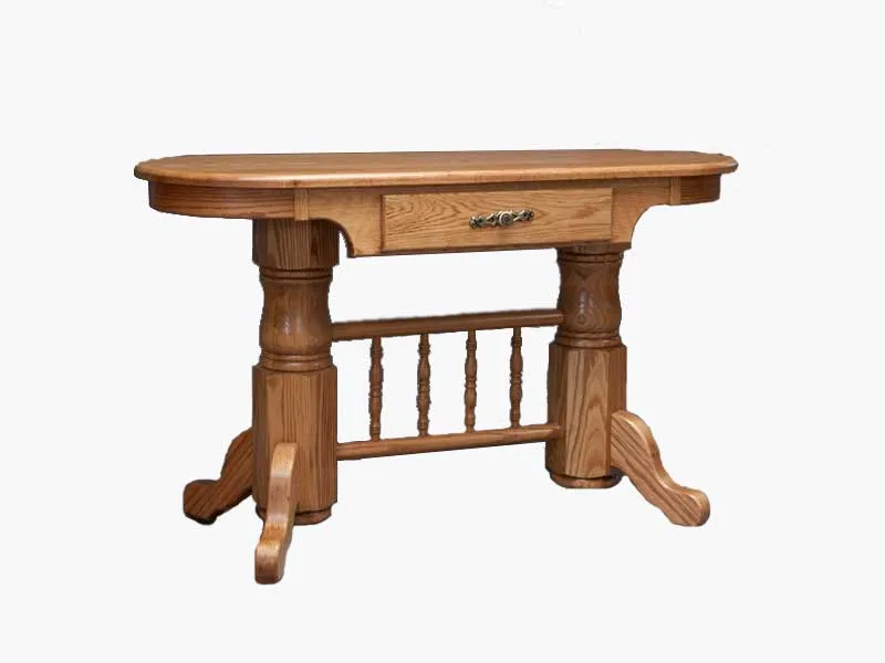 oak sofa table