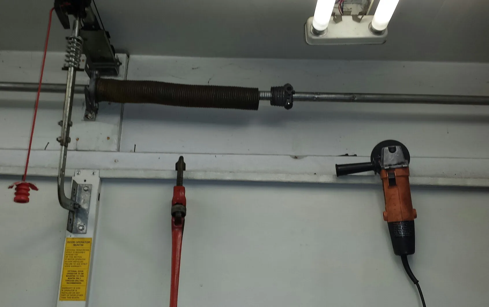 replace garage door spring