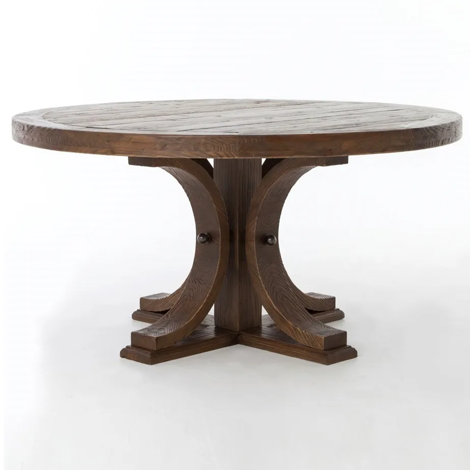 ashley round pedestal dining table