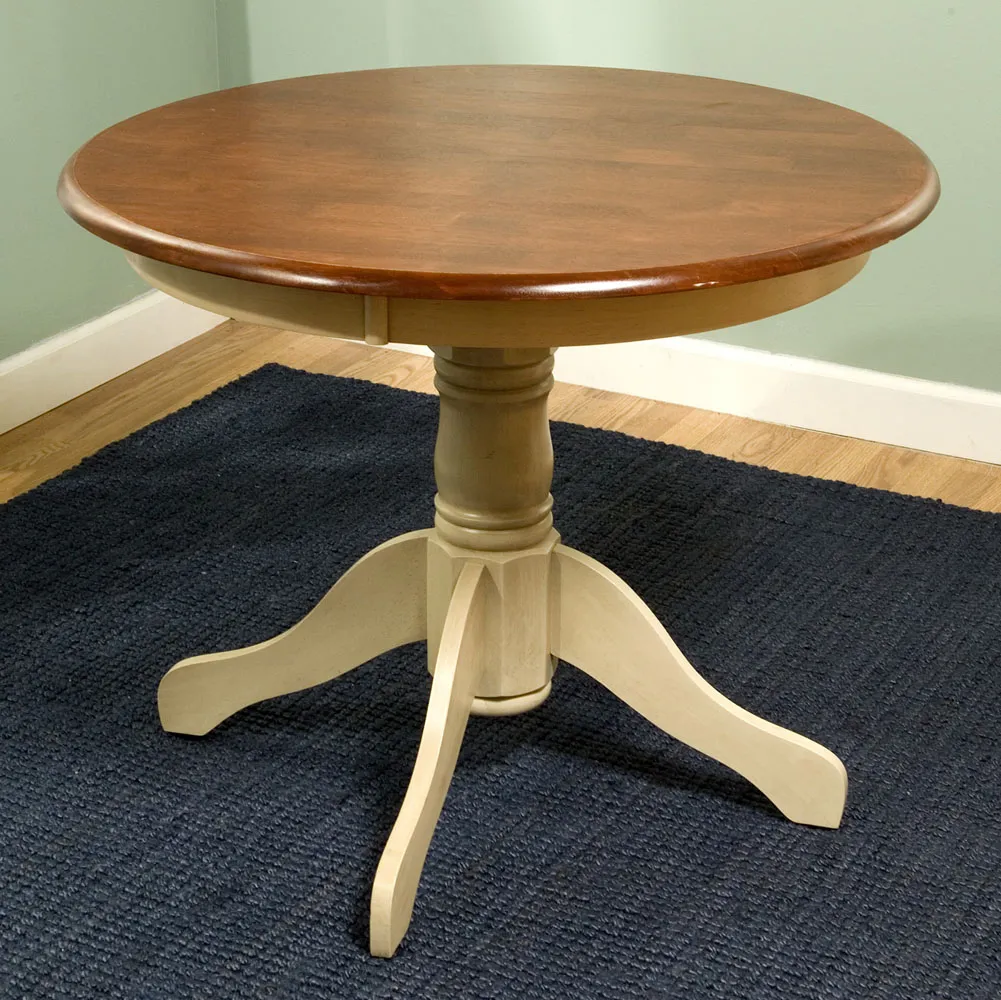 cheap round pedestal dining table