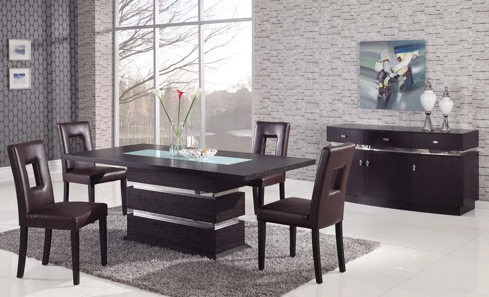 contemporary dining room table and chairs