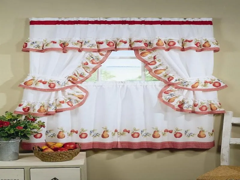 country kitchen curtain ideas