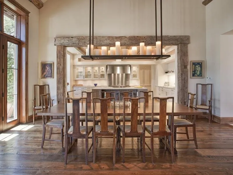 dining room chandeliers rustic