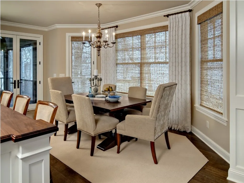 dining room window treatments ideas