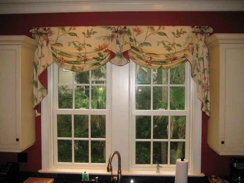 elegant kitchen valances