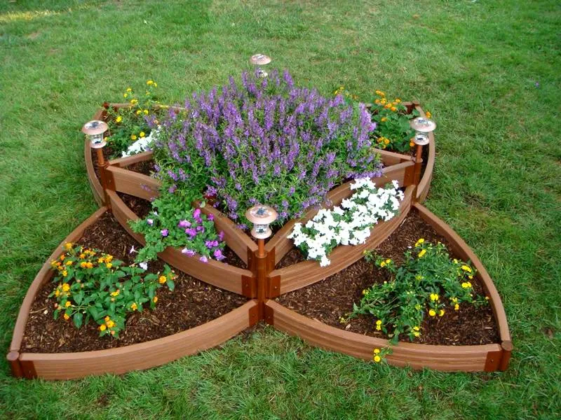 elevated raised bed garden design