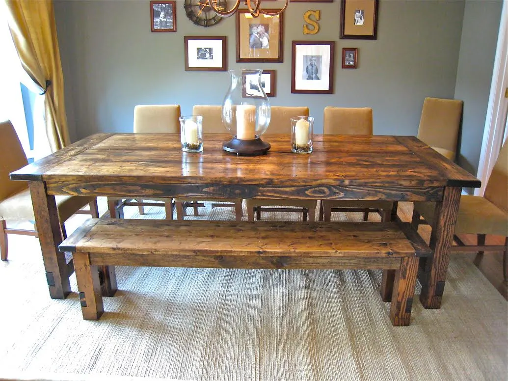 farmhouse dining table antique