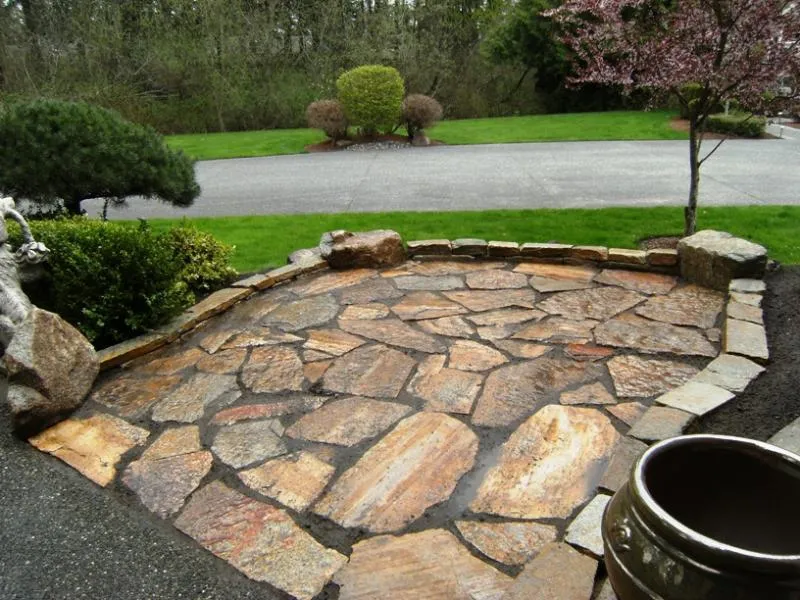 flagstone patio bricks