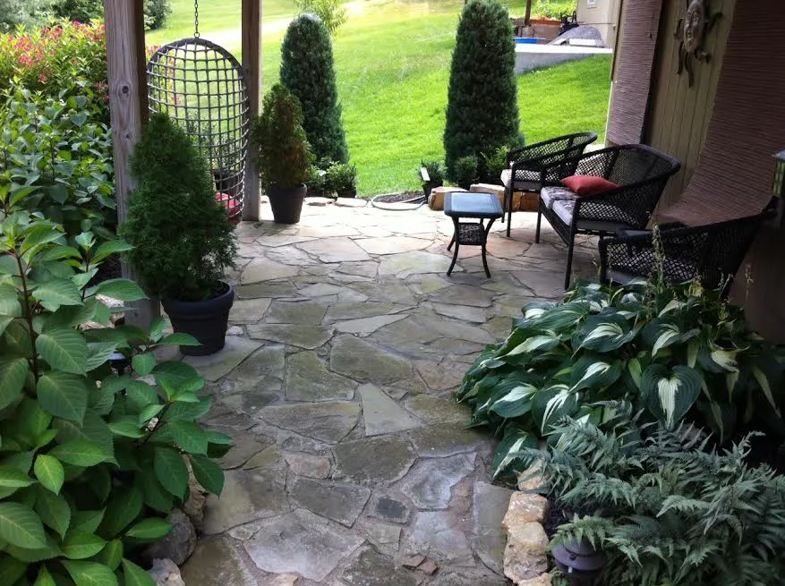 flagstone patio care