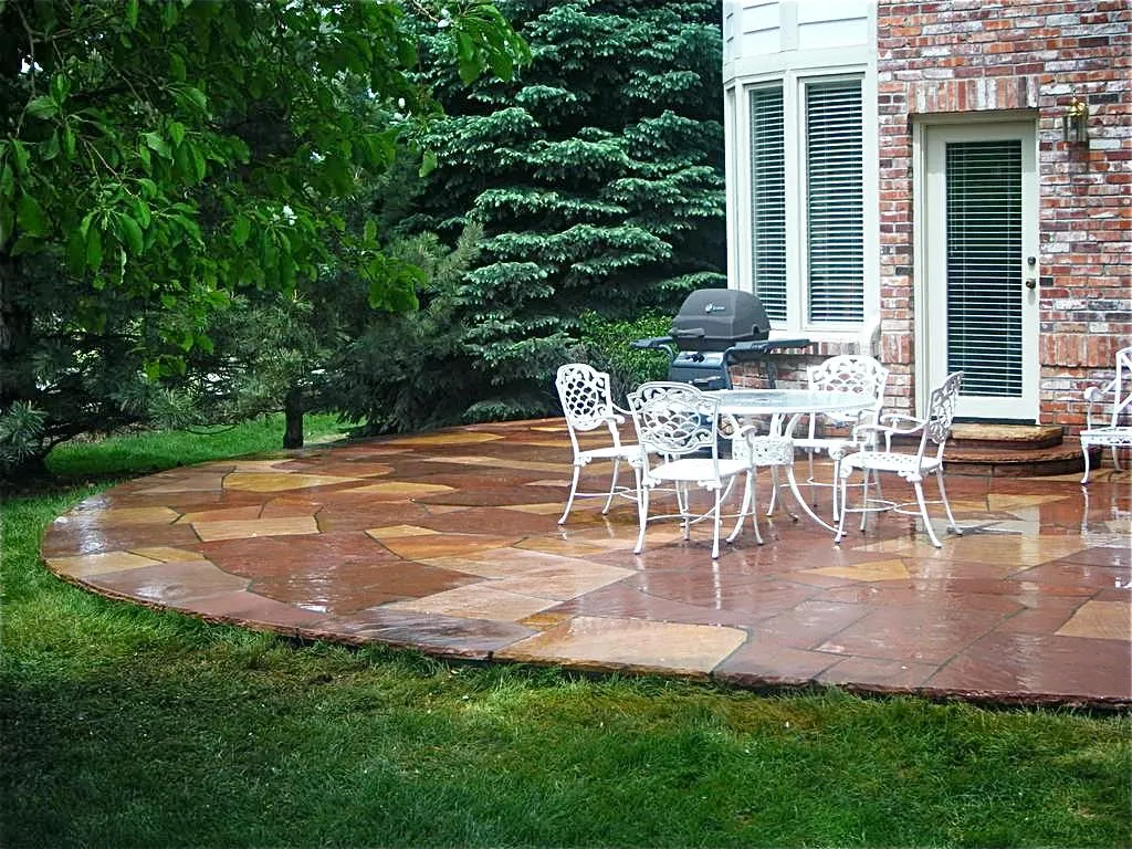 flagstone patio flooring