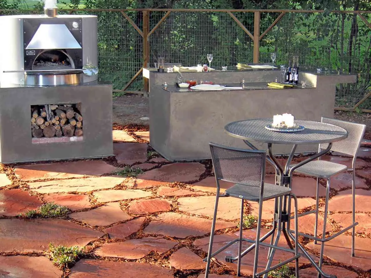 flagstone patio furniture