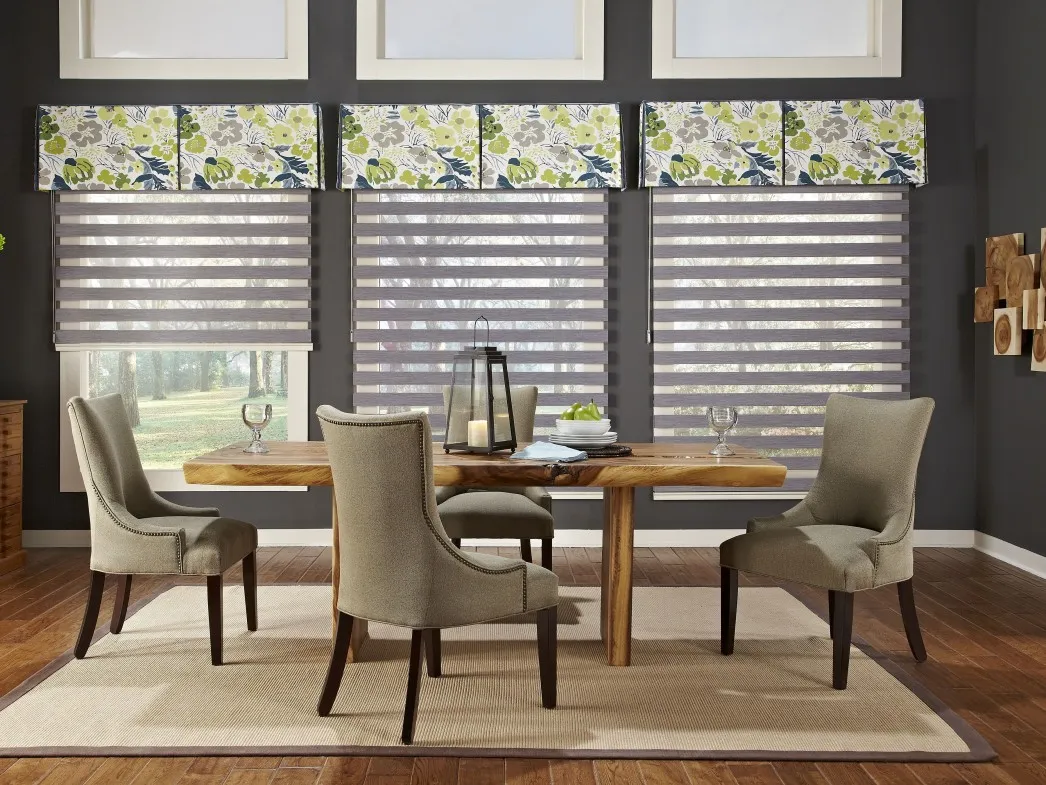 formal dining room window treatments