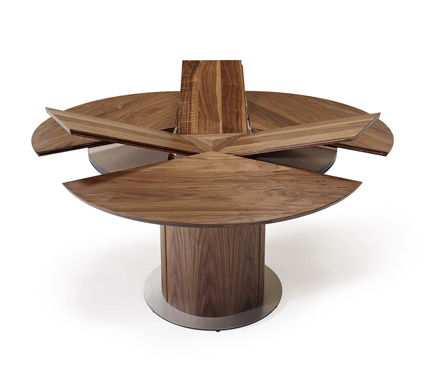 formal round pedestal dining table