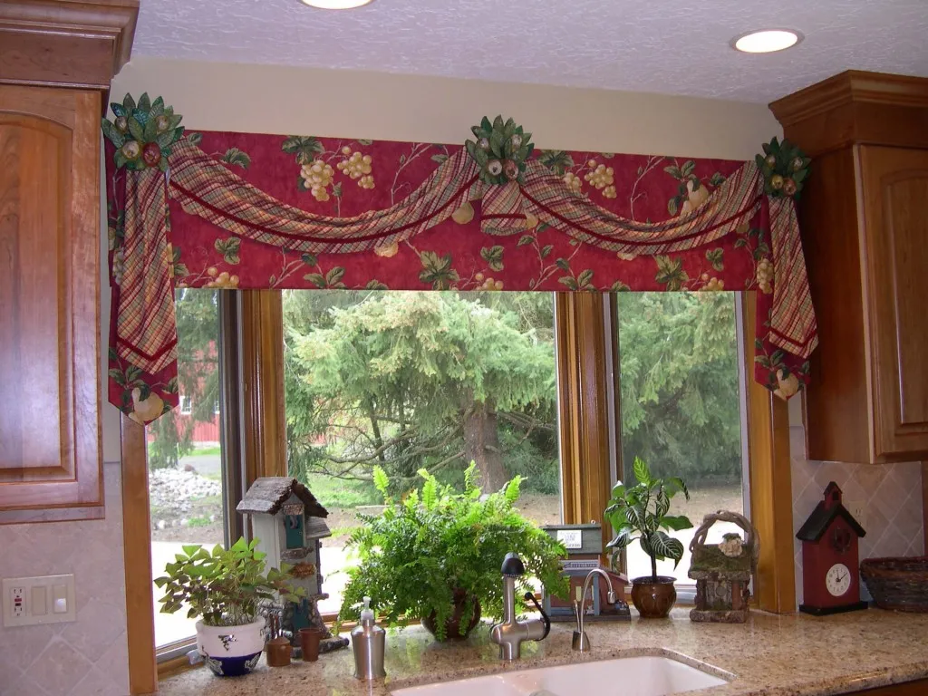 kitchen valances country