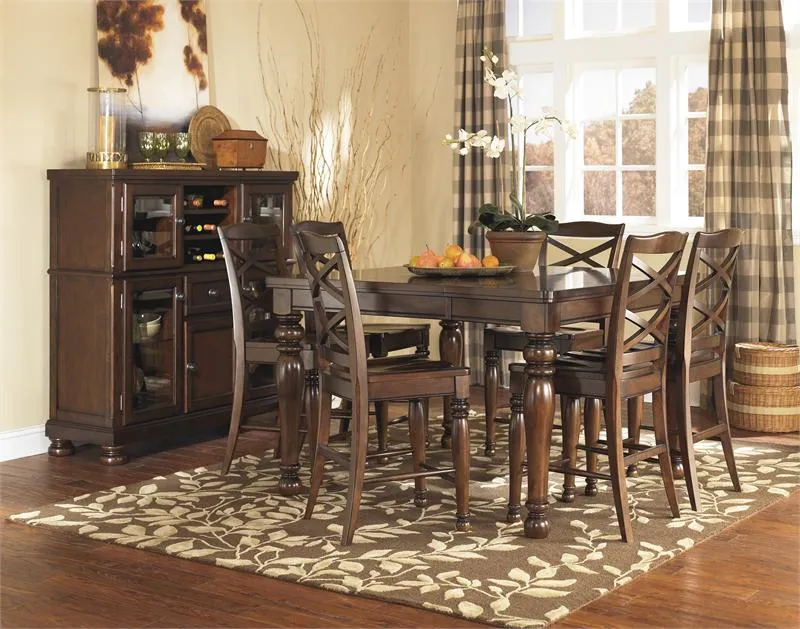 merlot formal dining room set