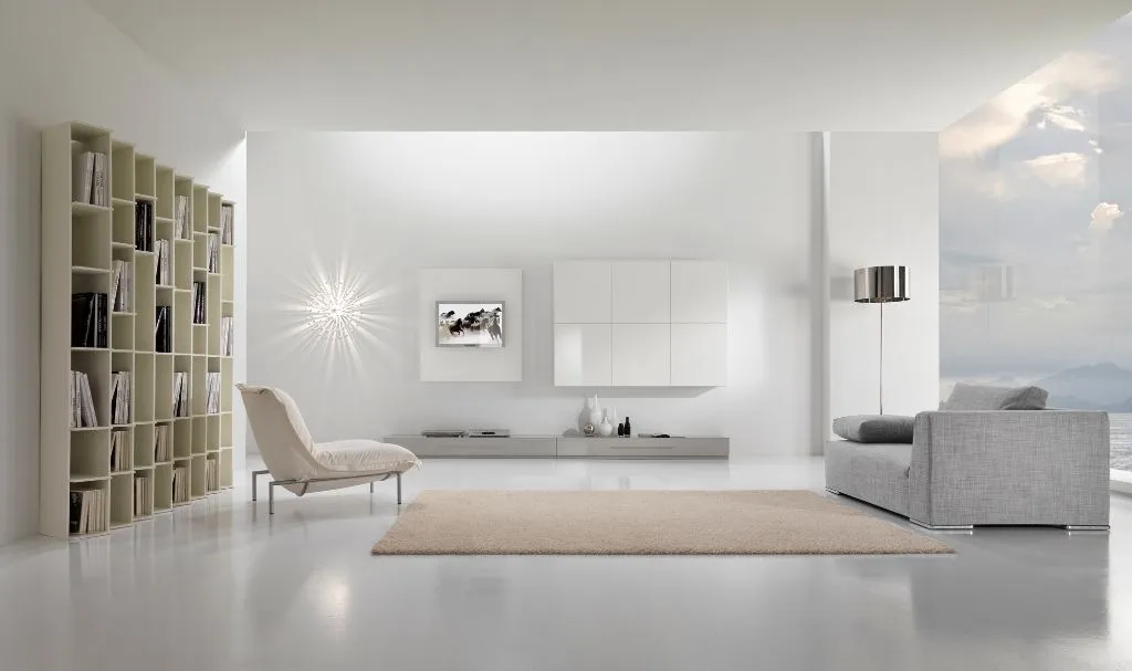 minimalist living room color