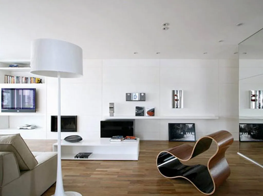 minimalist living room lighting