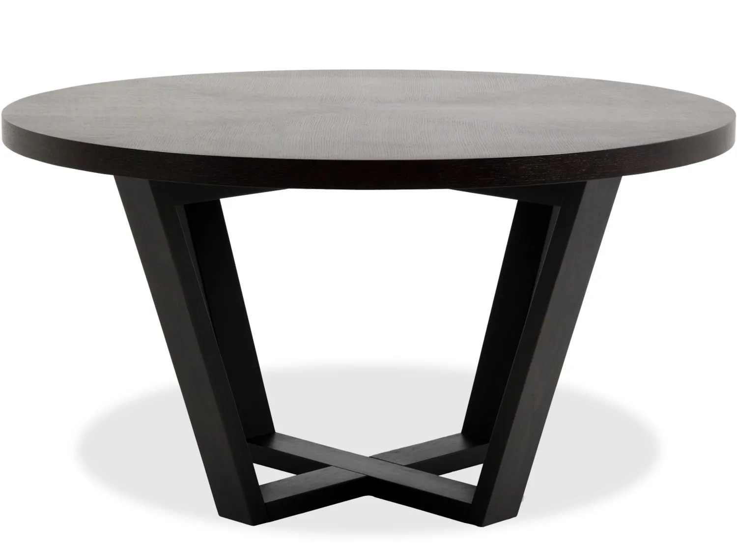 round dining tables black