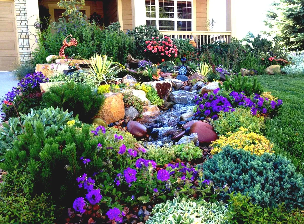 simple flower garden design ideas