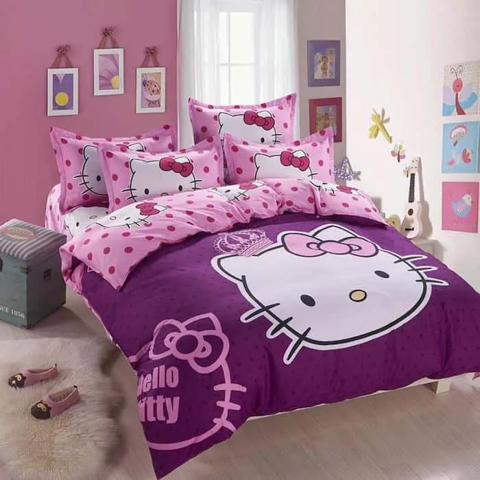 hello kitty bedroom colors