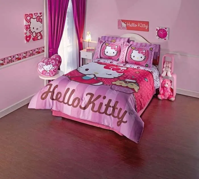 hello kitty bedroom design