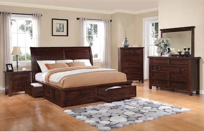 king bedroom set contemporary