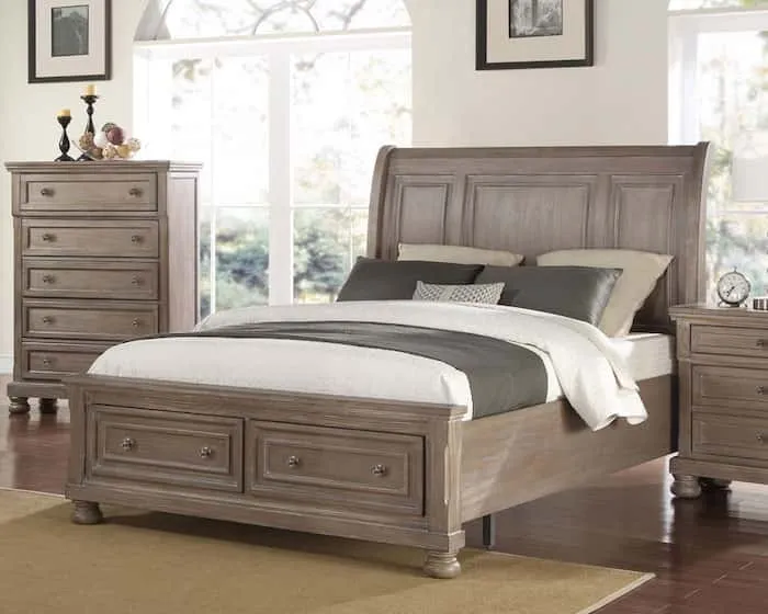 king bedroom sets solid wood
