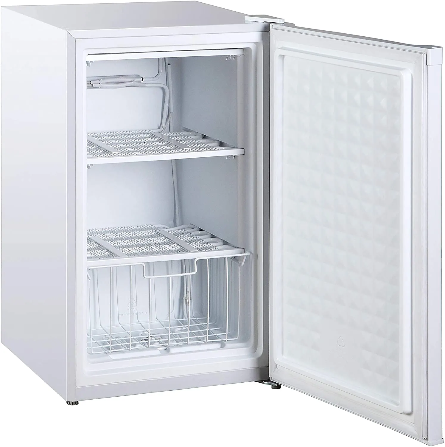 Midea WHS-109FW1 Upright Freezer, 3.0 Cubic Feet, White